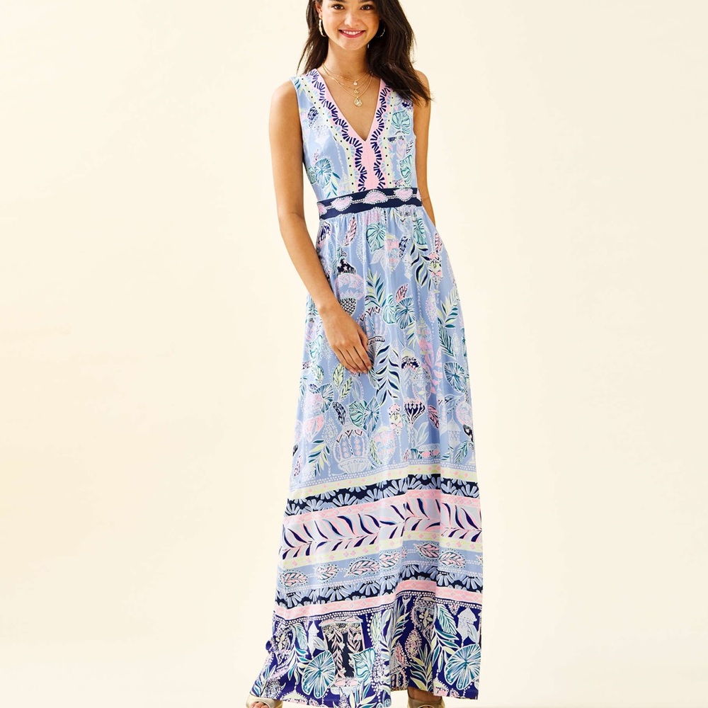 NWT...Lilly Pulitzer McKinley maxi dress size 8